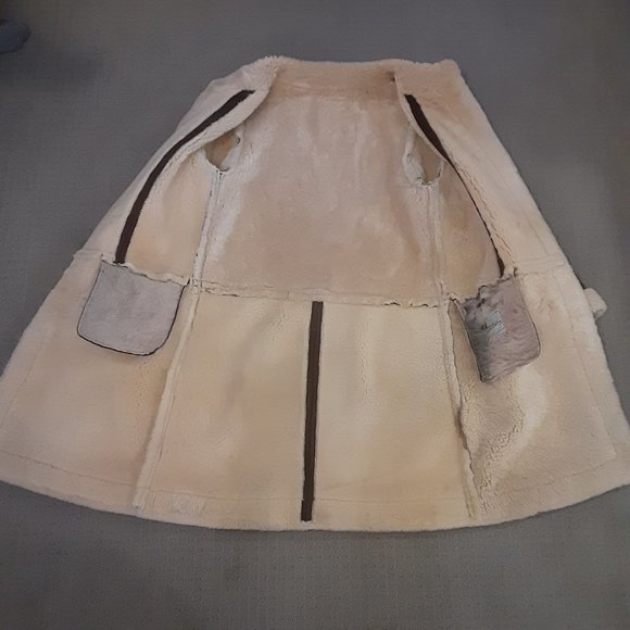 Beautiful Vintage Shearling Sheepskin- 100% Real/High Quality-Women's Size S - Picture 7 of 10